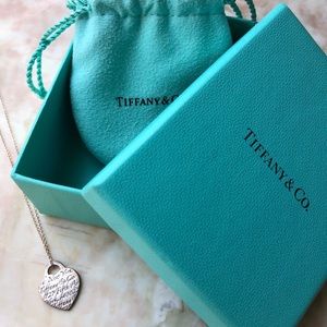 Authentic Tiffany & Co. Heart Tag Necklace